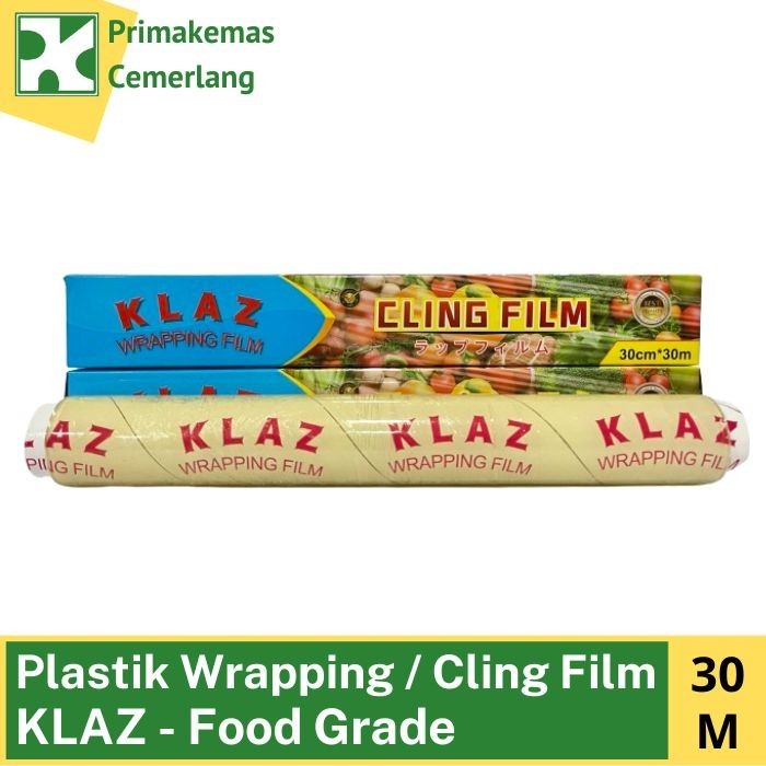 KLAZ Plastic Wrapping Film 30cm x 30m 